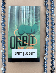 Orbit 3/8" 0.058 Gauge Chainsaw chain 93 drive link